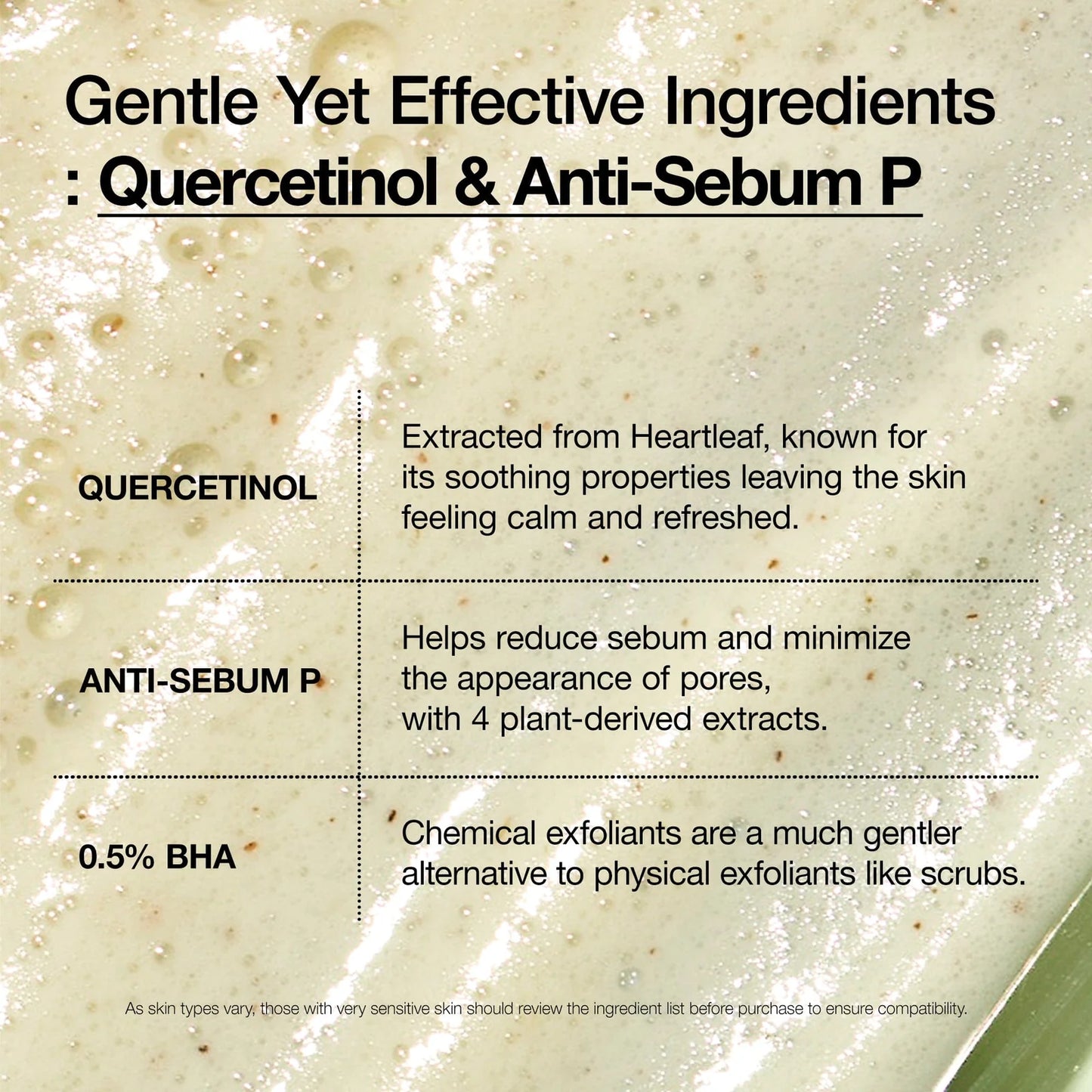 Anua Heartleaf Quercetinol Pore Deep Cleansing Foam /Limpiador Facial