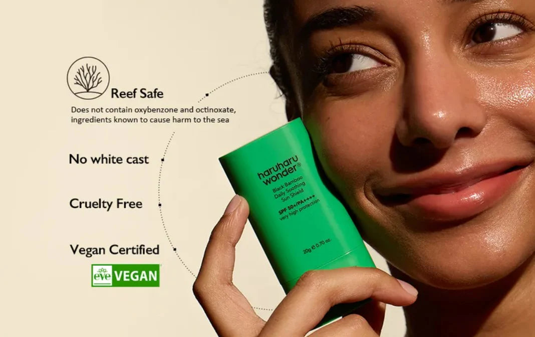 Black Bamboo Daily Soothing Sun Shield – HaruHaru WONDER