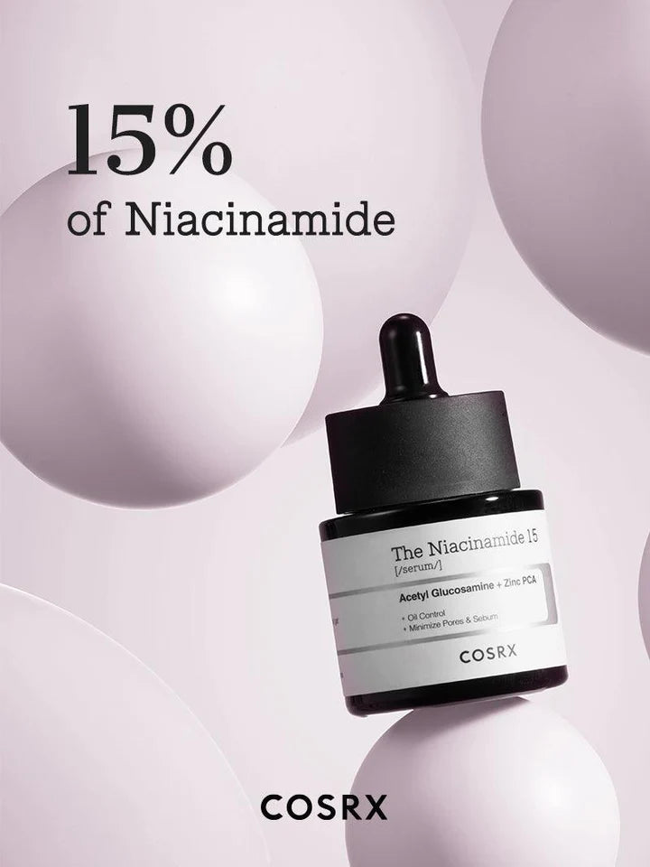 Sérum Facial con Niacinamida al 15% y Zinc al 1%