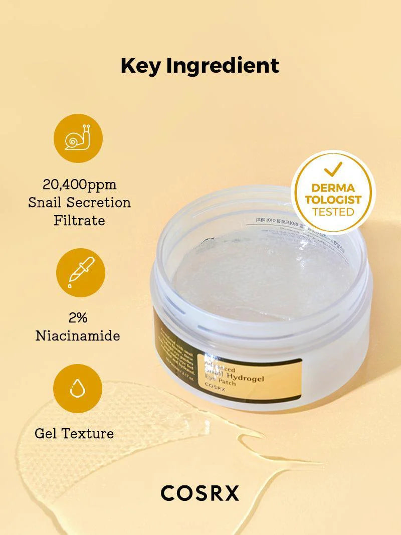 Advanced Snail Hydrogel Eye Patch – COSRX