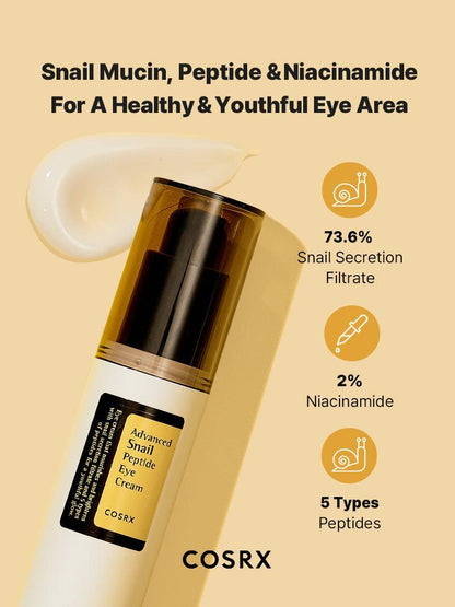 Advanced Snail Peptide Eye Cream- Cosrx