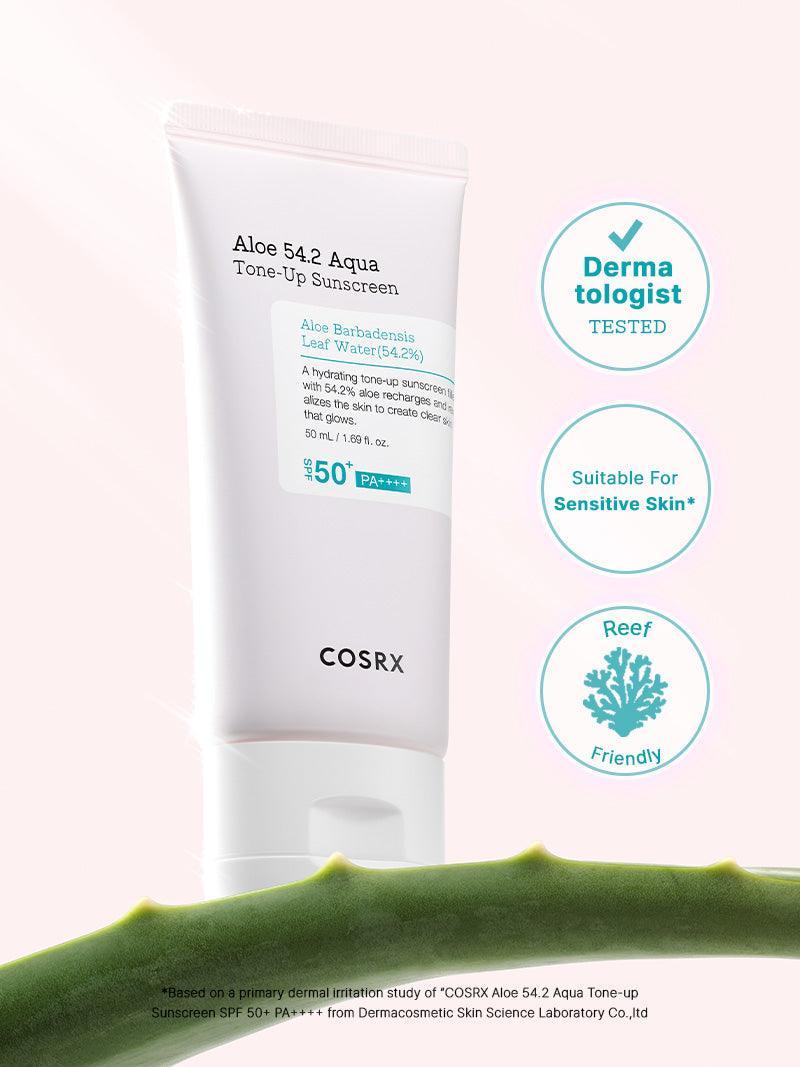 Aloe 54.2 Aqua Tone-Up Sunscreen SPF 50+ PA+++ – COSRX
