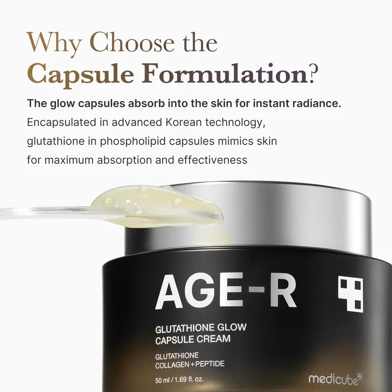 Age-R Glutathione Glow Capsule Cream - Medicube