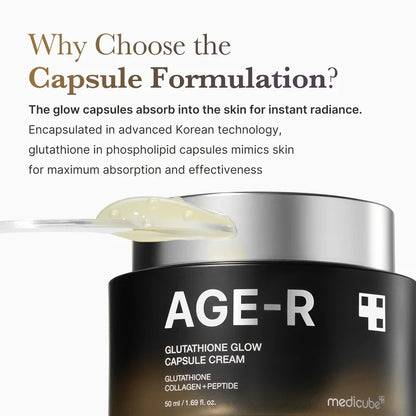 Age-R Glutathione Glow Capsule Cream - Medicube